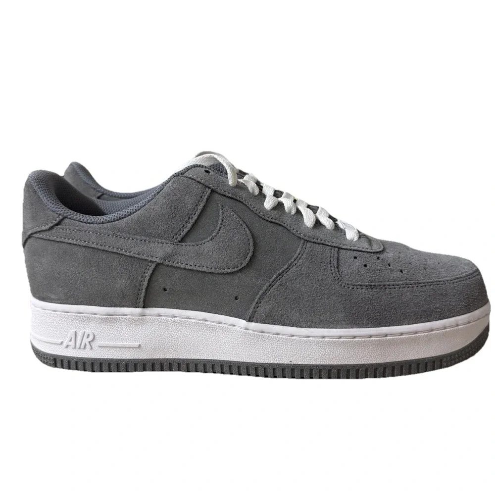 Nike By You Air Force 1 Low Grey Suede White | DN4162991 Size Men 10.5 Women 12